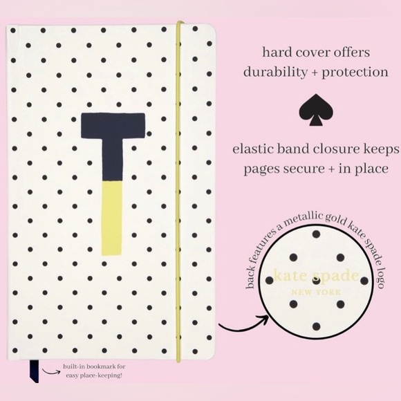 Kate Spade New York Initial T Notebook - Picture 5 of 10